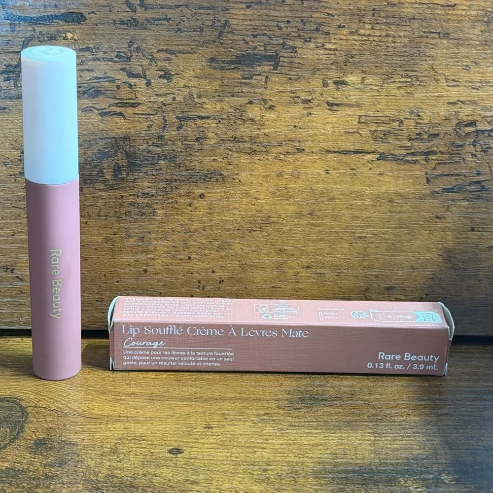 Rare Beauty Bundle: Courage Lip + Mini Hope Blush +Find Comfort Mist +Sample-NEW